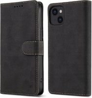 ETUI Z KLAPKĄ DO IPHONE 13 PRO MAX S. Dawezo CZARNE PORTFELOWE RFID