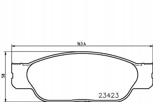 23423-17,8 KLOCKI HAM. JAGUAR P. S-TYPE 99-06 na Arena.pl