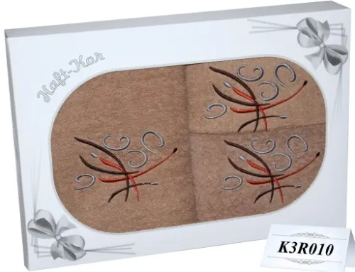 PREZENT KOMPLET TRZECH GRUBYCH RĘCZNIKÓW Z HAFTEM na Arena.pl