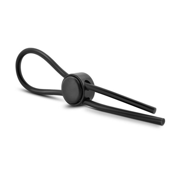 Stay Hard Silicone Loop Cock Ring Black zdjęcie 4