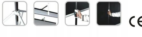 Duży EKRAN PROJEKCYJNY na statywie 200X200cm 112" HDREADY 4K na Arena.pl