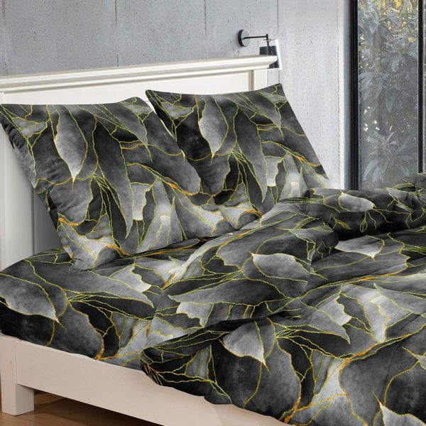 Pościel Marmur 160X200 Grisa 2349 zdjęcie 3