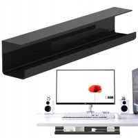 ORGANIZER UCHWYT MASKOWNICA LISTWA DO KABLI PRZEWODÓW POD BIURKO BLAT 40 CM