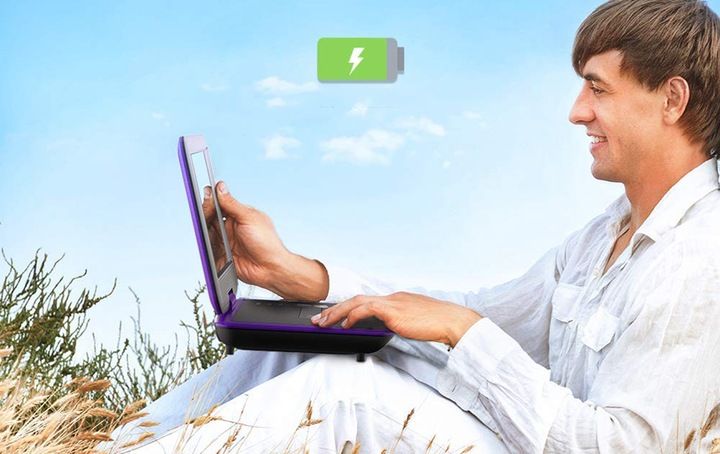 PRZENOŚNY SAMOCHODOWY ODTWARZACZ DVD 9'' LCD FIOLETOWY na 2000mAh Baterią zdjęcie 9