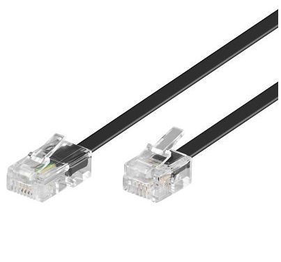 MicroConnect RJ11-RJ45 15M M/M Black zdjęcie 1