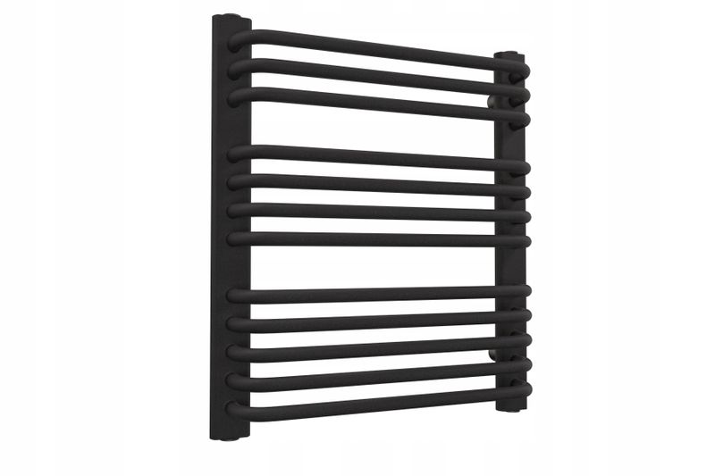 Grzejnik drabinkowy ALFA 480/400 czarna struktura zdjęcie 3