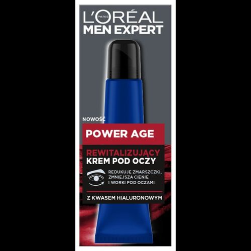 Loreal Men Expert Power Age Krem pod oczy z kwasem hialuronowym 15ml na Arena.pl