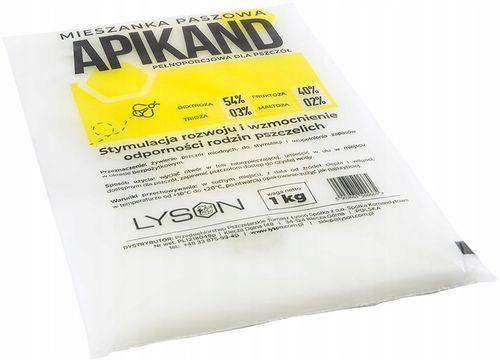 POKARM APIKAND czysty CIASTO dla pszczół 10x1 kg na Arena.pl