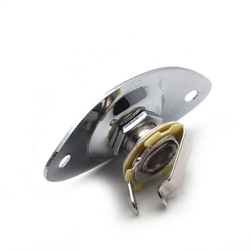 Gniazdo do gitary Jack 6,3mm MSP32 srebrny na Arena.pl