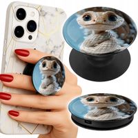 Uchwyt do telefonu Popsocket na palce/stojak Z NADRUKIEM SŁODKI WĄŻ GAD