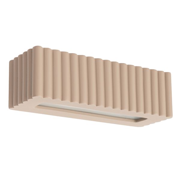 Kinkiet ceramiczny RIGATA taupe zdjęcie 1