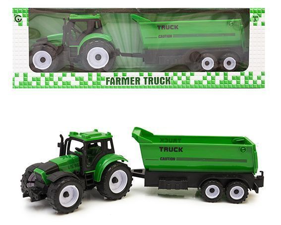 Traktor z przyczepą zdjęcie 1