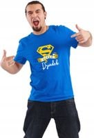 Koszulka z nadrukiem PREZENT dla dziadka SUPER