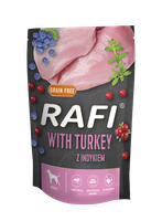 Rafi Mokra Karma dla psów z indykiem 500 g
