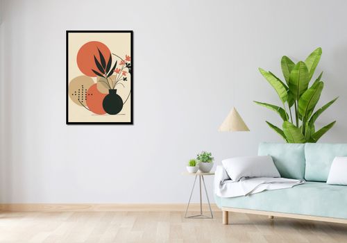 Plakat 64x90cm Wazon z Kwiatami na Arena.pl