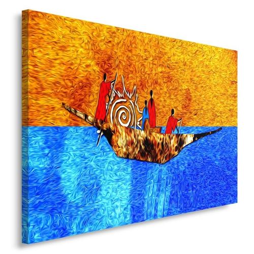 Obraz na płótnie - Canvas, Na łodzi 40x30 na Arena.pl