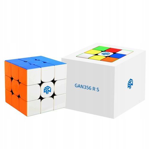 ZESTAW ORYGINALNA PROFESJONALNA KOSTKA 3x3x3 GAN 356 RS V2 KOSTKA 3x3 SPEED na Arena.pl