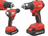 WIERTARKO WIERTARKA BEZSZCZOTKOWA YATO 18V 45Nm 2x BATERIE 2Ah + ŁADOWARKA