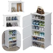 Szafa Szafka na Buty Obuwie Modułowa Szafa Regał Organizer 6 Półek