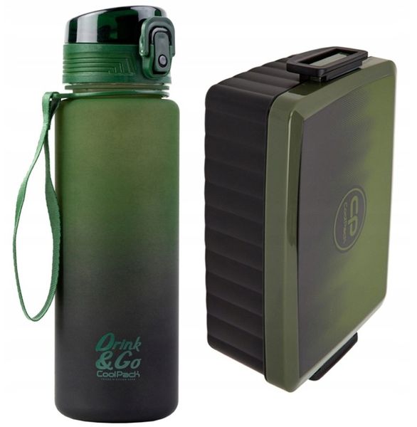 Zestaw Śniadaniówka + bidon CoolPack Grass zdjęcie 1