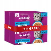 Whiskas Karma dla kotów Rybne przysmaki w galaretce 85 g x 160 sztuk