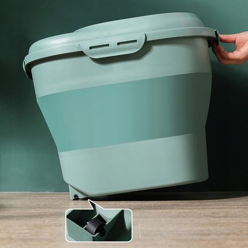 DUŻY POJEMNIK NA KARMĘ DLA PSA SKŁADANY SILIKON RÓŻOWY na Arena.pl