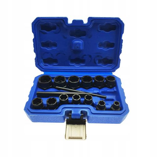 Nasadki do uszkodzonych i obrobionych śrub nakrętek 15 el. Falon-Tech na Arena.pl