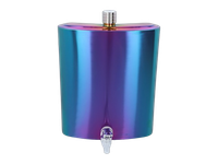 Duża Piersiówka Tęczowa z Kranikiem do Nalewania 128 OZ ok. 3840 ml