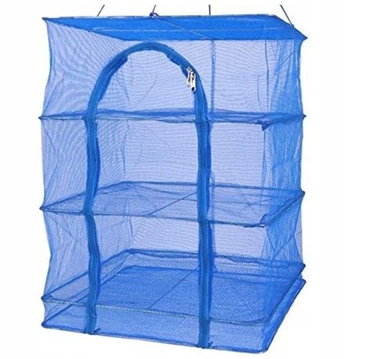 4 warstwowa Składana Siatka Nylonowa do Suszenia Ziol Grzybow Ryb Owoce zdjęcie 10