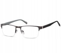 ŻYŁKOWE Okulary Męskie Oprawki KOREKCYJNE zerówki Optyczne SUNOPTIC Czarne