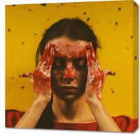 Obraz 70x70cm Dotyk Ekspresji Własnej