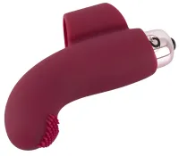 magic shiver finger vibe silikonowy model na palec 8,5 cm z wypustkami