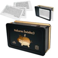 Czarna Skarbonka Wykreślana - wielokrotnego użytku Wyzwanie Oszczędzanie