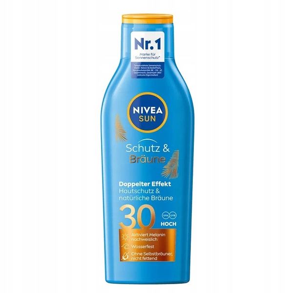 NIVEA SUN balsam do opalania aktywujący naturalną opaleniznę SPF30 200ml zdjęcie 1