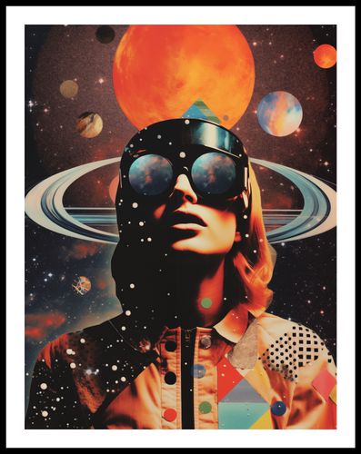 Plakat 50x65cm Kosmiczne Wizje na Arena.pl