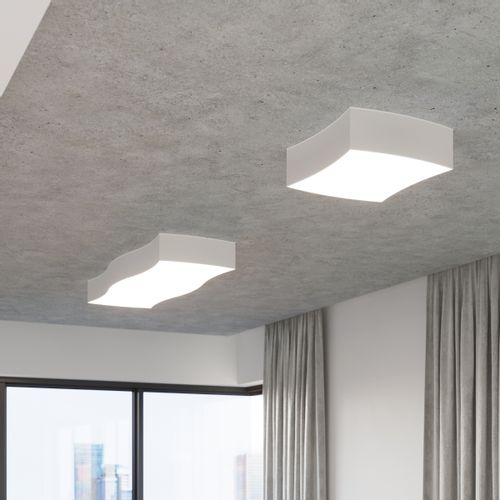 Plafon SQUARE 1 biały na Arena.pl