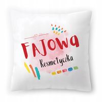 Poduszka Dla Kosmetyczki Na Urodziny Prezent Z Nadrukiem Ze Zdjęciem