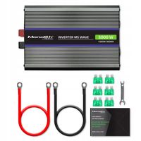 Przetwornica napięcia 12V 230V 1500W/3000 USB Qoltec Kamper Łódź UPS Biwak