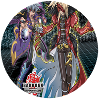 Opłatek na tort Bakugan