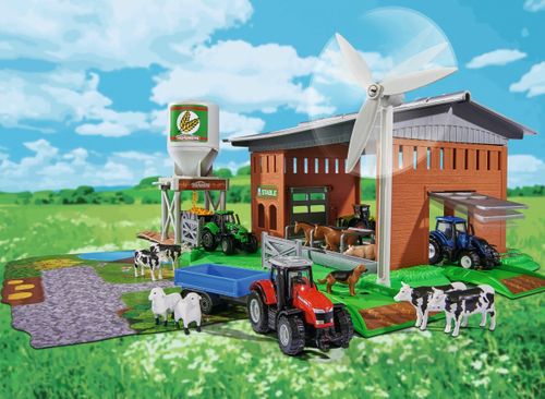 MAJORETTE CREATIX MAŁA FARMA ZAGRODA + TRAKTOR na Arena.pl