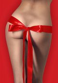 silky ribbon   red