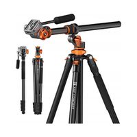 Statyw Fotograficzny Monopod Video 240cm K&F T254A7 + Głowica Olejowa FH-03