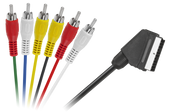 KPO2711-1,2 Kabel EURO - 6 x RCA 1,2m