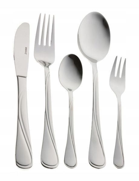 Sztućce w Walizce 72 ele 12 osób Połysk KINGHoff zdjęcie 4