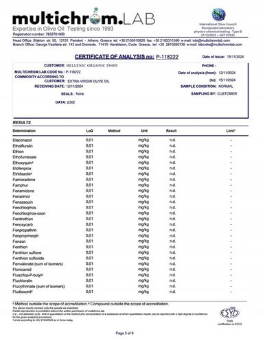 Oliwa z oliwek niefiltrowana Koronida max 0.3% 5 l na Arena.pl