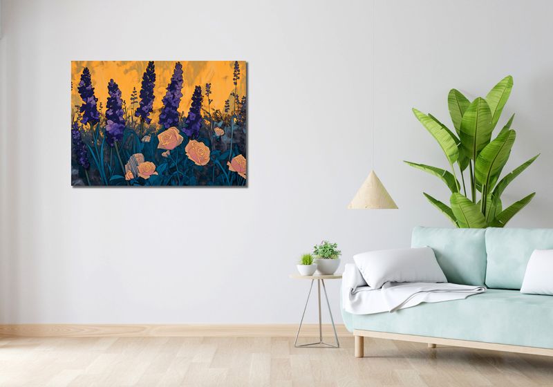 Obraz 100x70cm Złoty Ogród zdjęcie 2