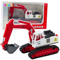 ZABAWKA METALOWA  KOPARKA Z RUCHOMĄ ŁYŻKĄ I DŹWIĘKAMI