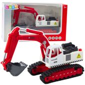 ZABAWKA METALOWA  KOPARKA Z RUCHOMĄ ŁYŻKĄ I DŹWIĘKAMI