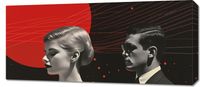 Obraz 90x40cm Futurystyczne Retro Szykany