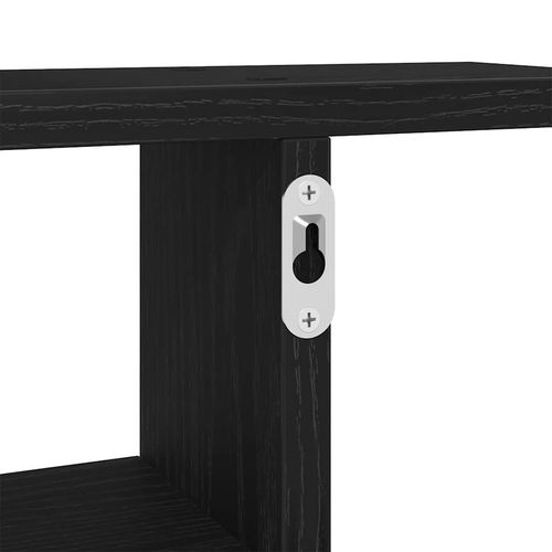 Półki ścienne, 2 szt., czarny dąb, 38x12x38 cm na Arena.pl